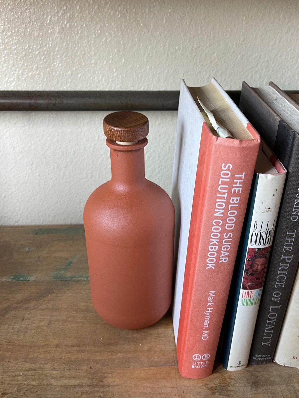Terracotta jug bottle Vase with stopper decor boho